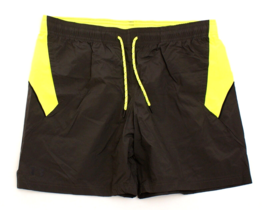 Under Armour Gray &amp; Neon Nylon Woven Color Block Shorts Men&#39;s XXL - £46.82 GBP