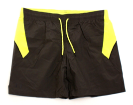 Under Armour Gray &amp; Neon Nylon Woven Color Block Shorts Men&#39;s XXL - £44.63 GBP