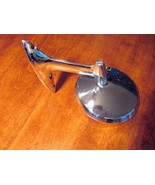 Vintage chrome 4 1/2&quot; Round Side View Door Mirror - $25.00