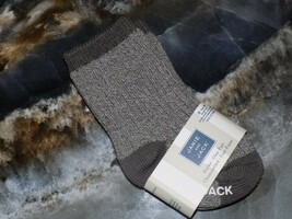 Janie And Jack Gray Knit Socks Size 0-6 Months NEW - $9.30