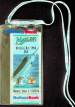 MLB Florida Marlins Opening Day 1996 Lanyard, Lace and Game Ticket - Vin... - £3.53 GBP
