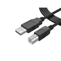 6Ft Long USB-2.0 Cable Type-A to Type-B High Speed Cord for Audio Interface, Mid - £15.73 GBP
