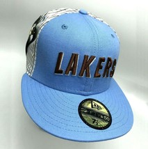 Men's New Era Cap Lt.Blue | Brown | White La Lakers 59FIFTY Nba - $59.00