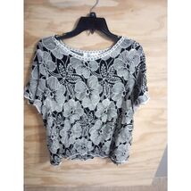 Women's Solitaire Embroidered Top Shirt 1X Floral - $15.75