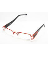 AZZARO Metallic Red Black Semi-Rimless Eyeglasses 3609 C5 51mm French De... - $75.05