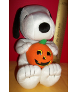 Peanuts Gang Snoopy Plush Toy New Halloween Pumpkin Gift Holiday Stuffed... - £14.93 GBP