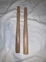 QTY 2 12 INCH NATURAL WOODEN MACHINIST / BALL-PEEN / HAMMER REPLACEMENT ... - $16.06