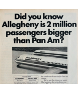 1977 Allegheny Airlines Advertisement Vintage Aviation Airplane Travel D... - $475.75 MXN