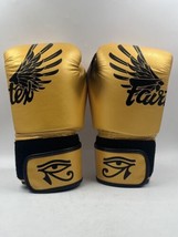 12 Ounce Fairtex Muay Thai Kick Boxing Gloves Falcon Gold BGV1 - £87.92 GBP