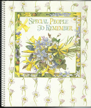 Hallmark Special People to Remember Greeting Card Organizer 1993 Marjole... - £19.18 GBP