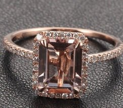New Look Sexy Valentine Chocolate Diamond Engagement Rings 18K Rose Gold FN  - £32.12 GBP