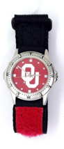 University Of Oklahoma Sooners Digital Men&#39;s Wristwatch Hook &amp; Loop Band - £15.97 GBP