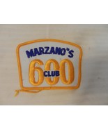 Marzano&#39;s 600 Club Bowling Patch Yellow Border from the 90s Chicago Bowling - £7.85 GBP