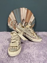 Converse All Star Bedazzled Bejeweled Ribbon Laces Low Top Women’s 8/ Men’s 6 - £67.25 GBP