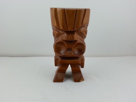 Vintage Hand Carved Ku Figurine - From Wood - Minor Damage to Foot - £27.65 GBP