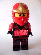 Lego Ninjago Kai Alarm Clock Masters of Spinjitzu Red Ninja - $24.45