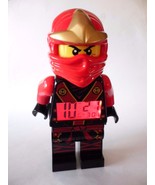 Lego Ninjago Kai Alarm Clock Masters of Spinjitzu Red Ninja - £19.53 GBP