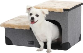 Cat Steps 3 In 1 Multi-Use With Storage Room, Dog Lounge Design, Washable And Re - $36.99