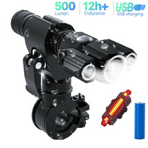 10000Lm Bike Light Bright Bicycle Light Headlight Front Light Riding Cyc... - $29.99