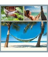 Swinging Cradle Hammock of Strong Lightweight Nylon for Out or In Doors Use - €31,86 EUR