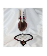 Paris Nights Jewelry Ensemble Necklace and Earrings Set Under The Hoode - $70.81 CAD