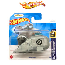 Hot Wheels Minions Grumobile 180 Silver 10/10 Short Card with case Free ... - $22.99