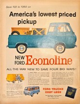 New Ford Econoline America&#39;s pickup trucks lowest priced -1961 Vintage P... - $182.91 MXN