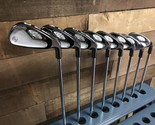 USED RH Men&#39;s Tour Select X-101 Ti Iron Set 3-PW Swing Flex Steel 5498-X101 - £201.28 GBP