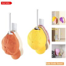 Stylish White Cap Organizer - 2 Pack Stainless Steel Hat Racks with Adhe... - $21.73