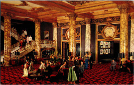 Lobby of the Fairmont Hotel San Francisco California Vintage Postcard (A14) - £4.29 GBP