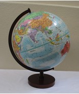 Globemaster 12&quot; Diam. Globe Raised Terrain Wood Base - $33.65
