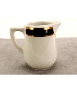 Sterling Vitrified China Syrup/Cream Pitcher, Vintage 1950s Restaurant S... - $20.03 CAD