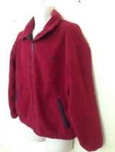 Eddie Bauer Outdoor Outfitter Mens S Red USA Made Zip Frt Polartec Fleec... - £7.93 GBP