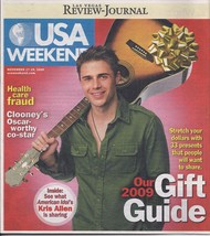 Kris Allen @ Usa Weekend Nov  2009 - £7.15 GBP