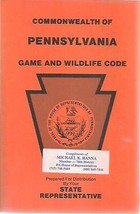 GAME &amp; WILDLIFE CODE Commonwealth of Pennsylvania (1987) 100+ page SC - £7.90 GBP