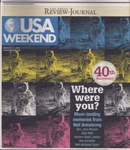 Neil Armstrong -40th Anniversary Moon Landing Memories @ Usa Weekend Jul 2009 - £7.92 GBP