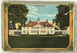 Washington’s Mansion Mount Vernon Virginia 11 Postcard Souvenir Folder - £7.74 GBP