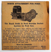 1917 Bosch Ignition For Ford Cars Advertisement Chas Miller Automobilia ... - $19.99