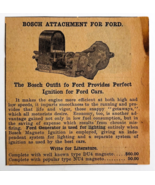 1917 Bosch Ignition For Ford Cars Advertisement Chas Miller Automobilia ... - $368.75 MXN