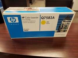HP Q7582A Yellow LaserJet 3500 Yellow Toner New Sealed! - $29.99