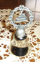 VTG New Orleans Souvenir Bell- Silver Tone-Riverboat Charm - £4.71 GBP