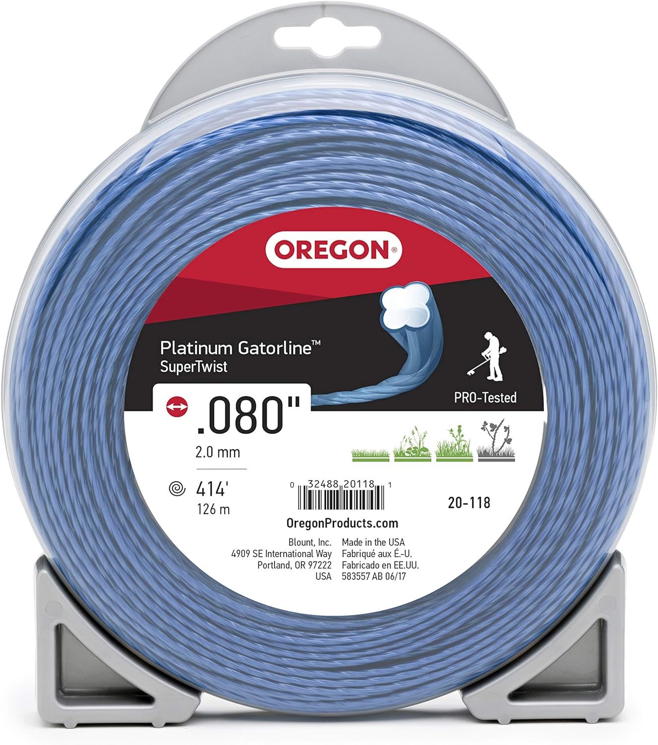 Oregon 20-118 Platinum Gatorline Supertwist Trimmer Line .08-Inch, Foot,... - $33.99
