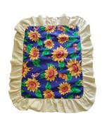 Vintage Disney Winnie the Pooh Piglet Tigger Sunflower Blue Pillow Case USA - $14.19