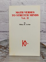 Math Verses to Stretch Minds Vol.II - Sidney R.Levine Paperback 1989 - £22.35 GBP