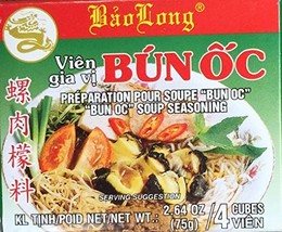 2.64oz Bao Long Bun Oc Snail Escargot Soup Seasoning Cubes (Pack of 1) - £5.48 GBP