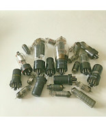 Vintage mixed lot used not working vacuum tube bulbs steam punk craft su... - $654.92 MXN
