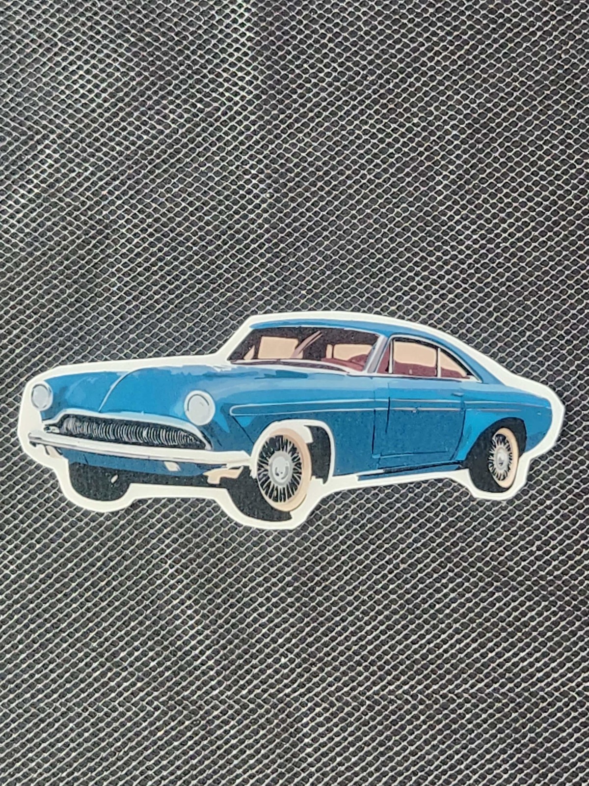 Classic Blue Car Sticker - $1.65