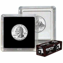 50X BCW 2x2 Coin Snap - Quarter - £24.26 GBP