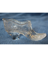 Clear Glass Shoe Decorative Shelf Sitter - £10.21 GBP
