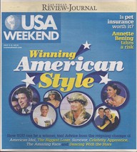Annett Bening, Winning American Style @ Usa Weekend Jul 2010 - £4.75 GBP